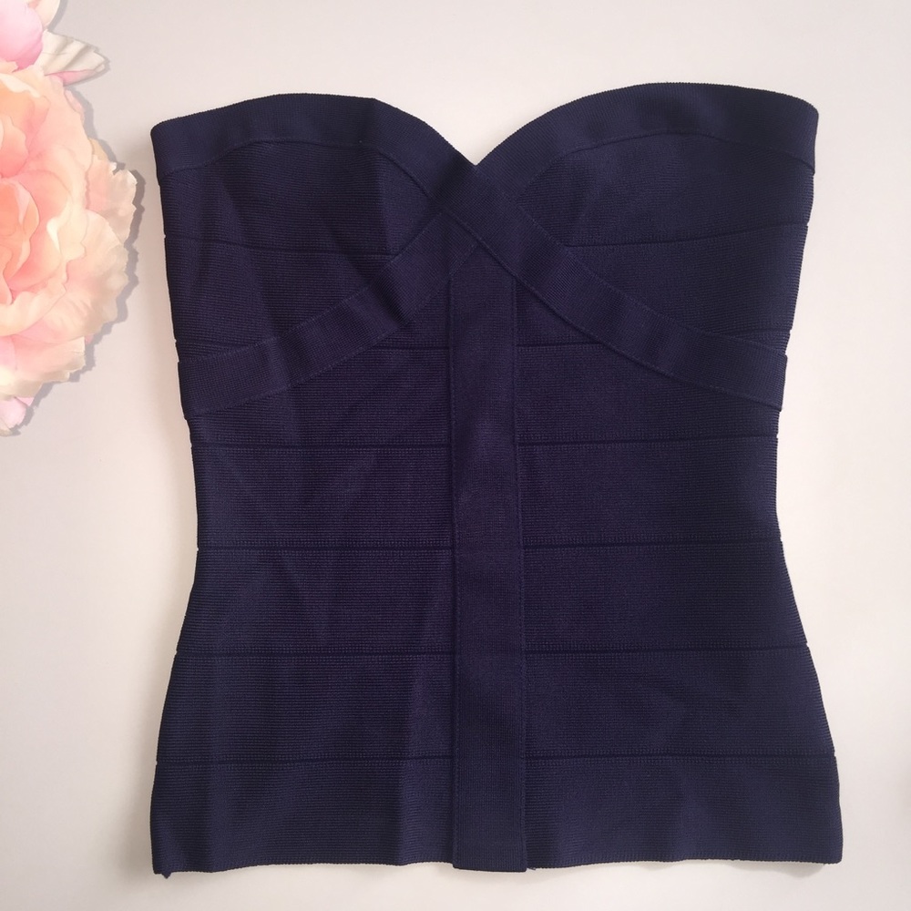 bebe purple bandage tube top